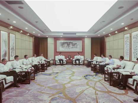 乐山市委书记赵波会见刘吉祥一行